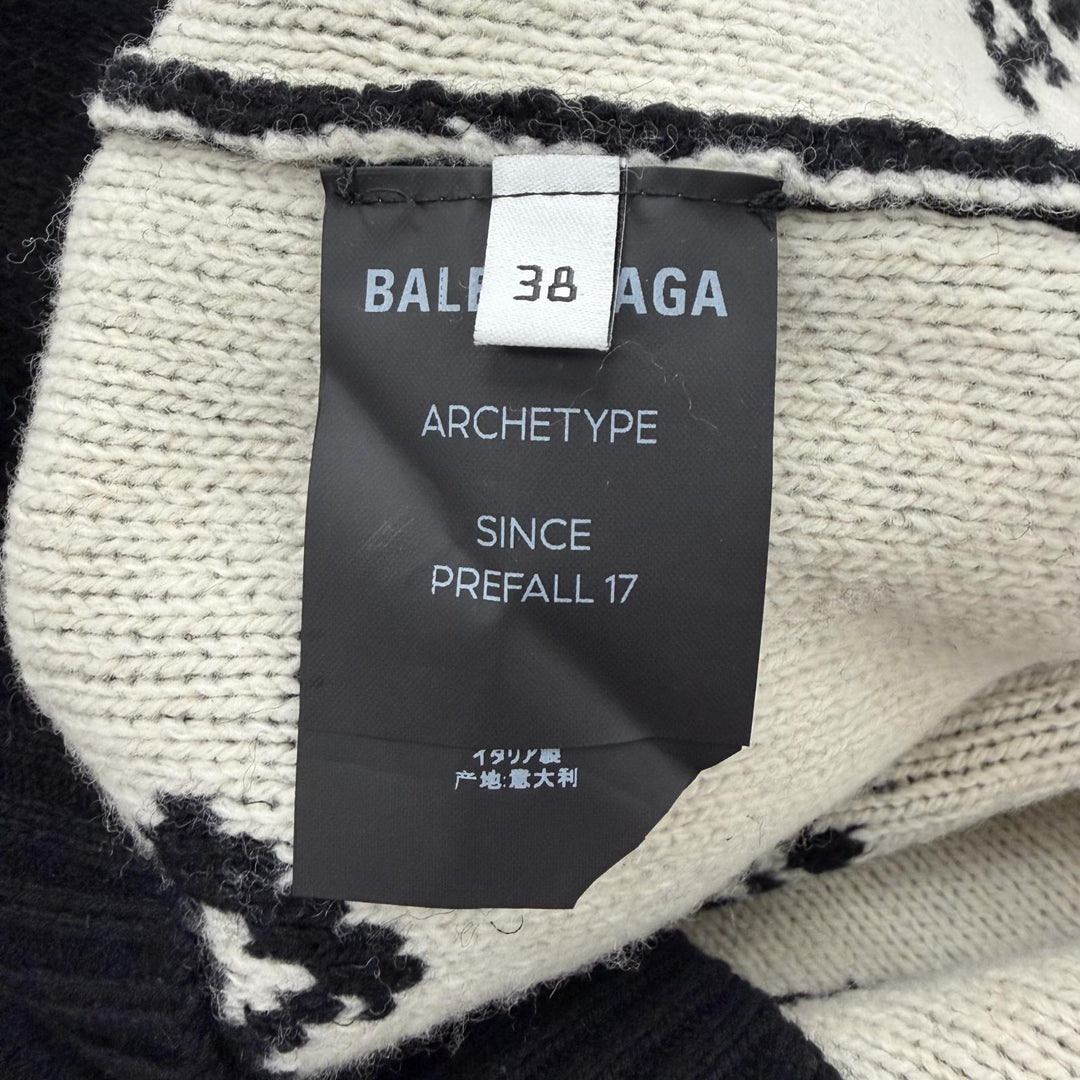 Pristine BALENCIAGA sweater black Camel mens 38 529061