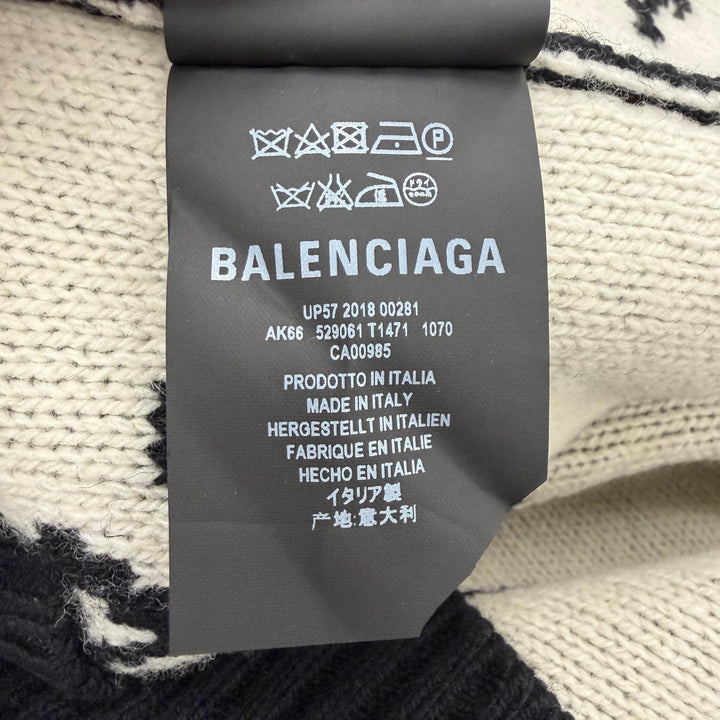 Pristine BALENCIAGA sweater black Camel mens 38 529061