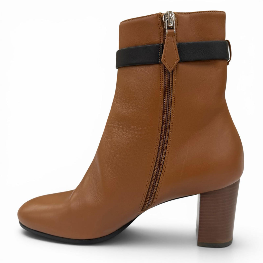 Excellent HERMES short boots Saint Germain Short Kelly boots Brown 37 182102Z