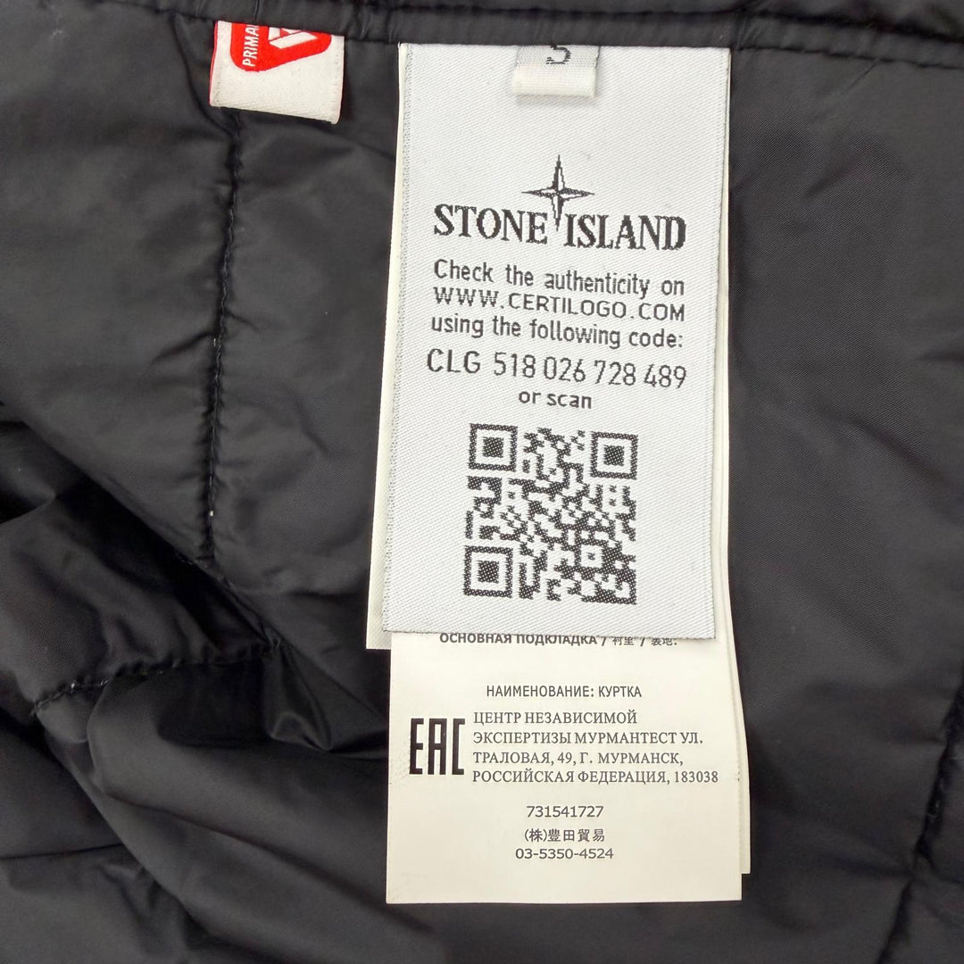Pristine STONE ISLAND coat khaki polyester mens S 731541727