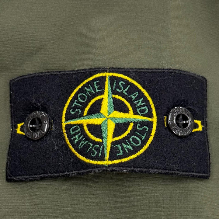 Pristine STONE ISLAND coat khaki polyester mens S 731541727