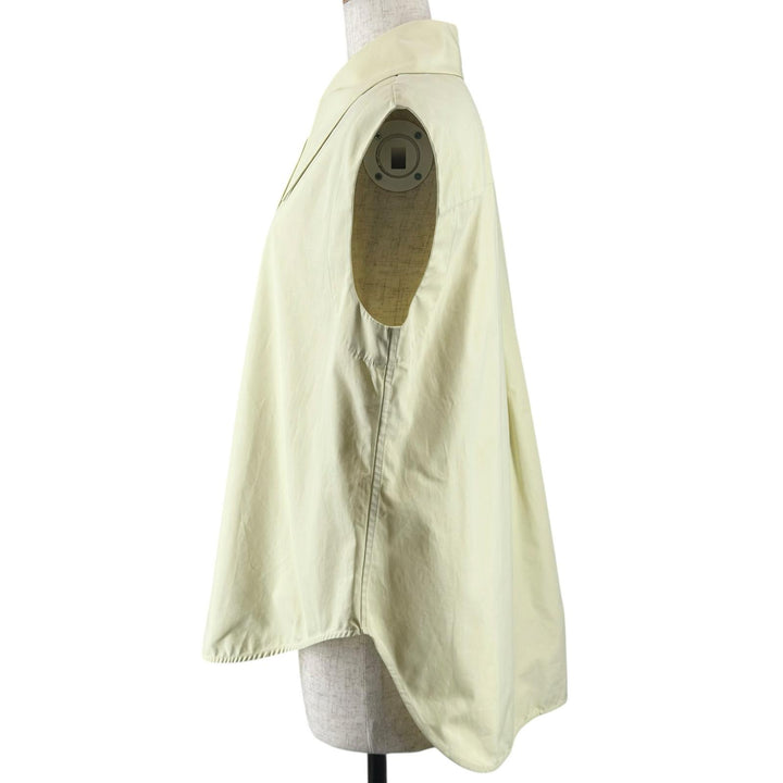 Excellent JIL SANDER tops Sleeveless Buttoned Shirt Sleeveless shirt yellow
