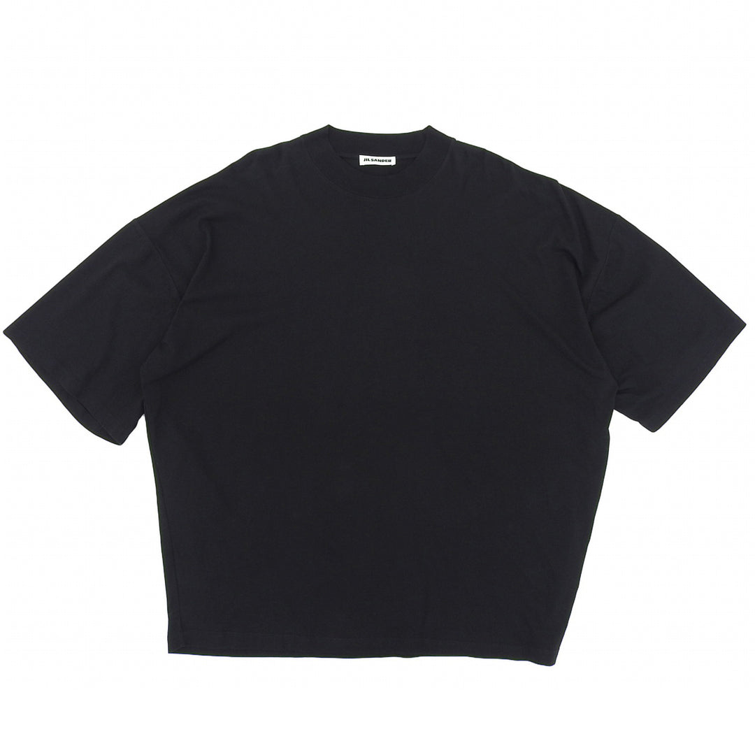 Excellent JIL SANDER Short sleeve T-shirt black cotton Women L JSMQ706022