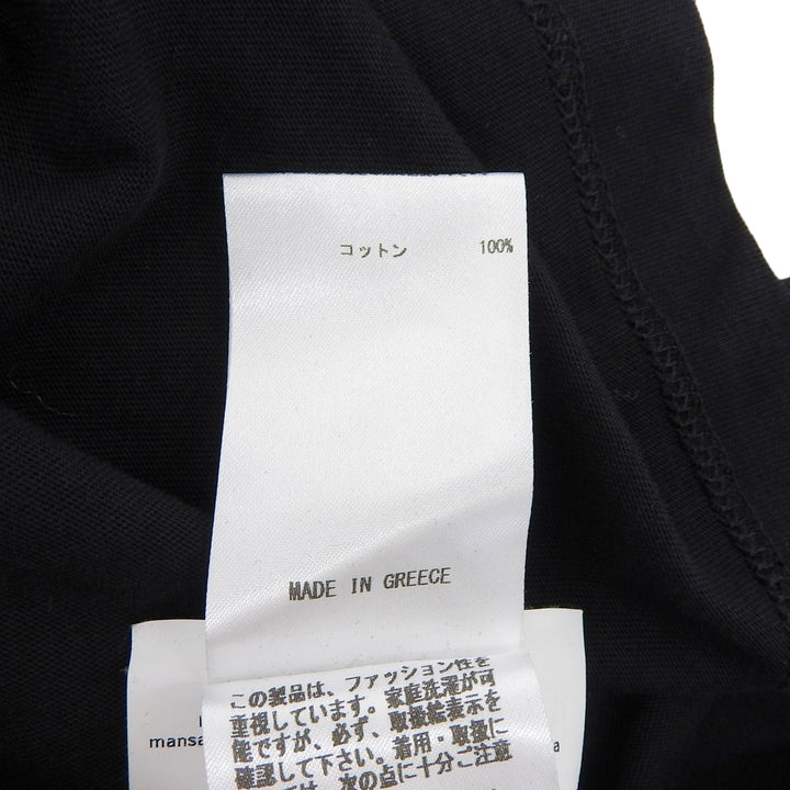 Excellent JIL SANDER Short sleeve T-shirt black cotton Women L JSMQ706022