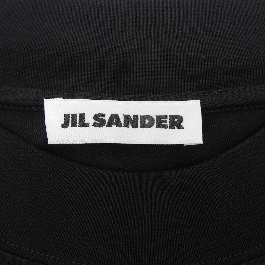 Excellent JIL SANDER Short sleeve T-shirt black cotton Women L JSMQ706022