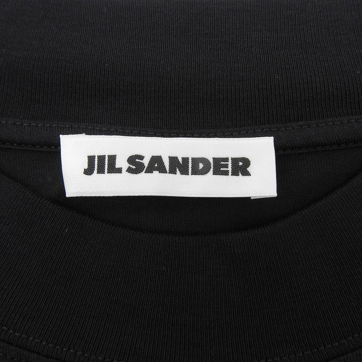 Excellent JIL SANDER Short sleeve T-shirt black cotton Women L JSMQ706022