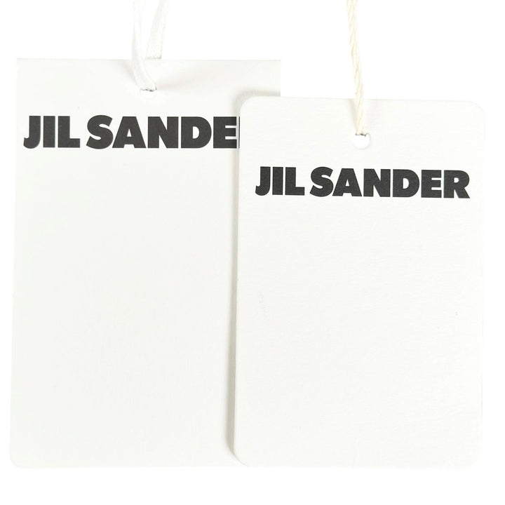 Pristine JIL SANDER T-shirt Logo button drop shoulder oversized white cotton
