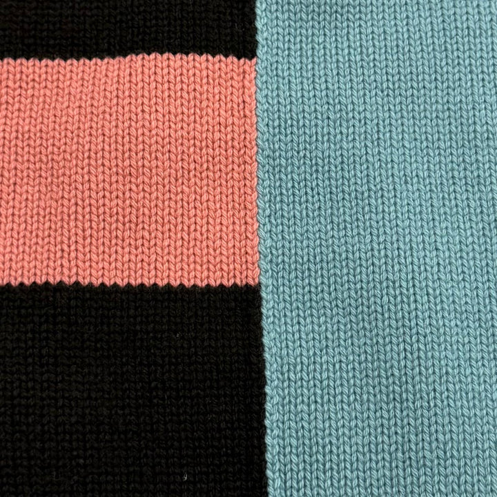 Excellent HERMES knit LETTRES EQUESTRES Multi cashmere Women 38 4H2637DK