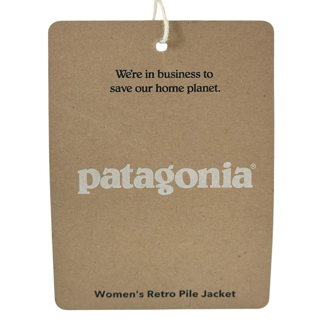 Pristine patagonia Retro Pile Fleece Jacket Full Zip Fleece Brown Women S 22795