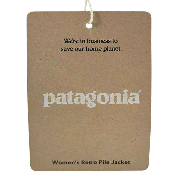 Pristine patagonia Retro Pile Fleece Jacket Full Zip Fleece Brown Women S 22795