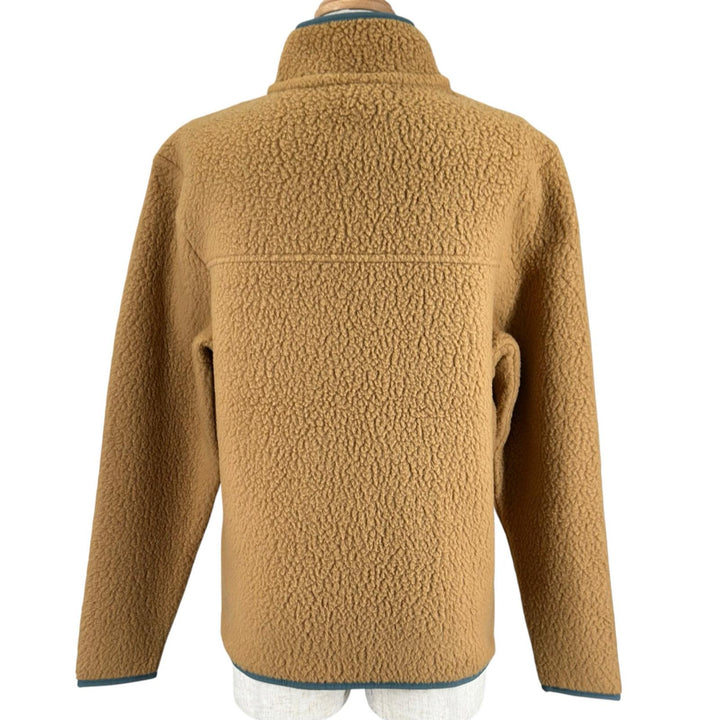 Pristine patagonia Retro Pile Fleece Jacket Full Zip Fleece Brown Women S 22795