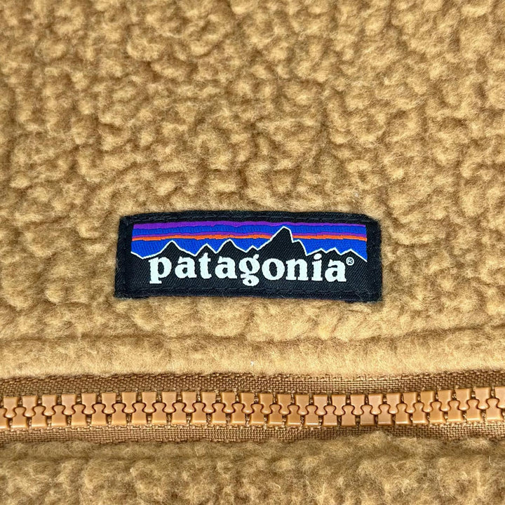 Pristine patagonia Retro Pile Fleece Jacket Full Zip Fleece Brown Women S 22795