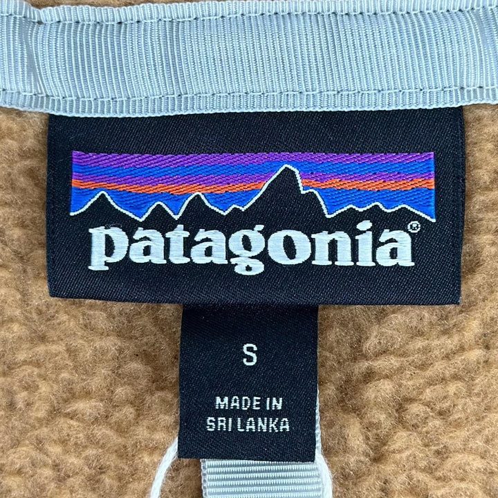 Pristine patagonia Retro Pile Fleece Jacket Full Zip Fleece Brown Women S 22795