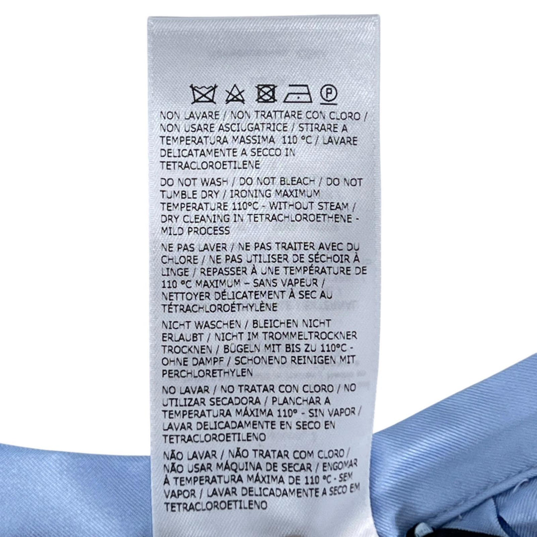 Pristine Salvatore Ferragamo Long skirt Pleated Light blue silk Women 38
