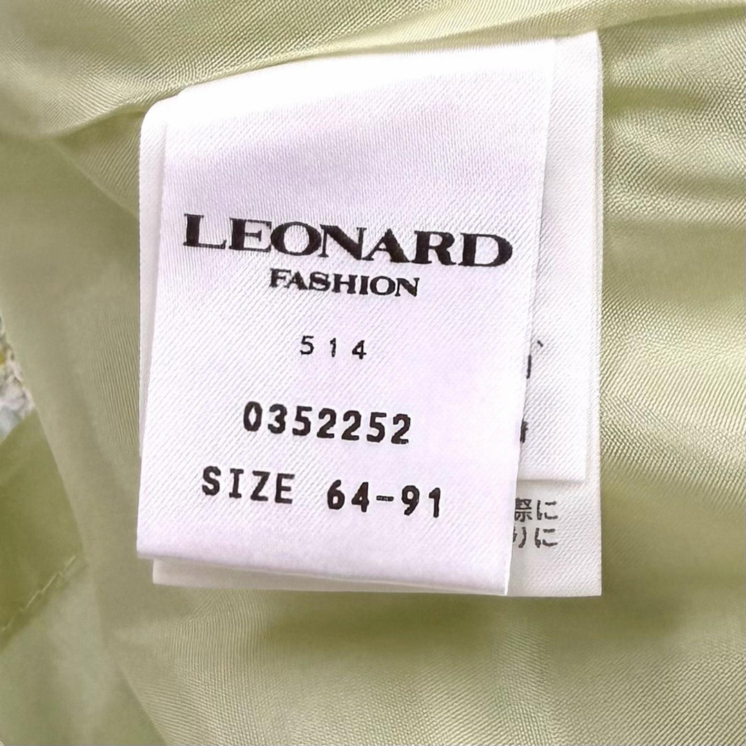 Excellent LEONARD FASHION suit Light green cotton Women