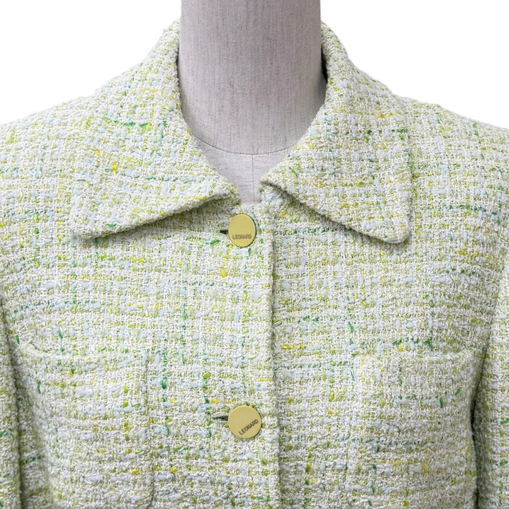 Excellent LEONARD FASHION suit Light green cotton Women