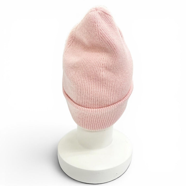 Excellent HERMES Knit cap Beanie Leesa Slalom Serie button wool Women L H252002N
