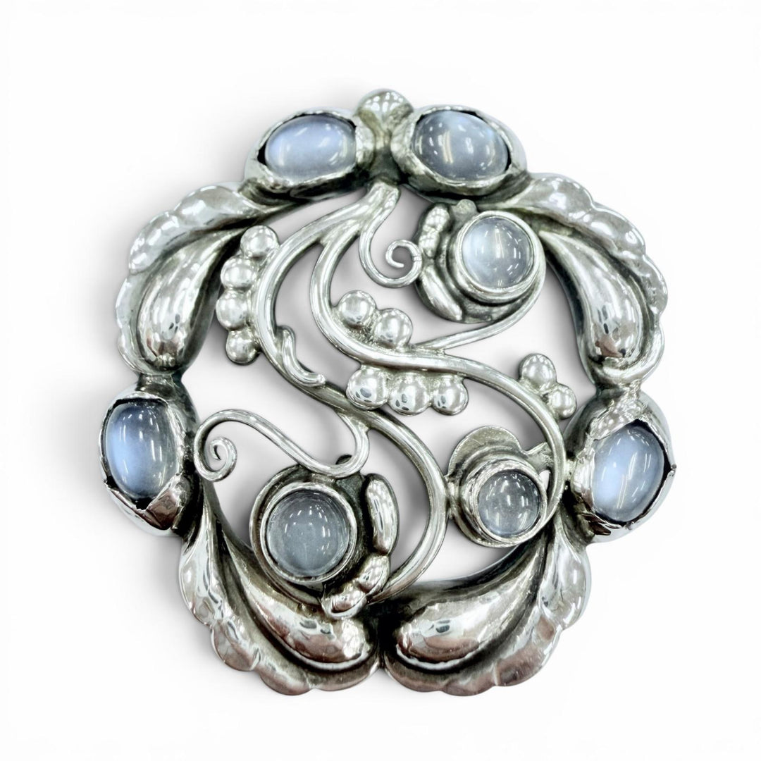 Great Georg Jensen Pendant top 159 Moonlight Blossom Silver SV925 Women