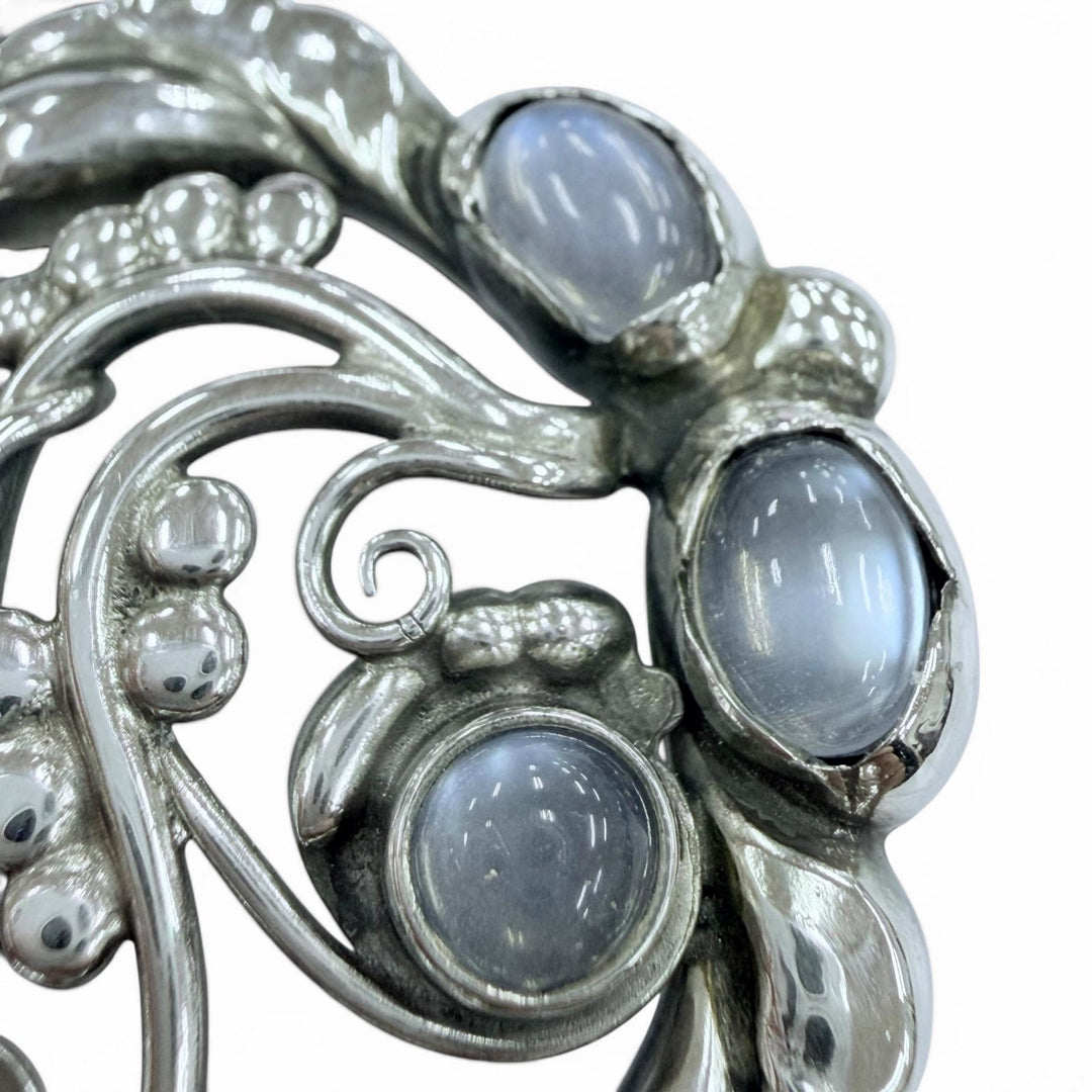 Great Georg Jensen Pendant top 159 Moonlight Blossom Silver SV925 Women