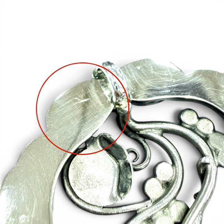 Great Georg Jensen Pendant top 159 Moonlight Blossom Silver SV925 Women