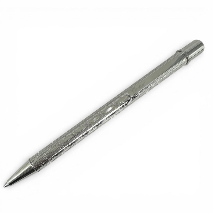 Excellent Cartier Ballpoint pen C de Cartier Happy Birthday 2C Decor Twist type
