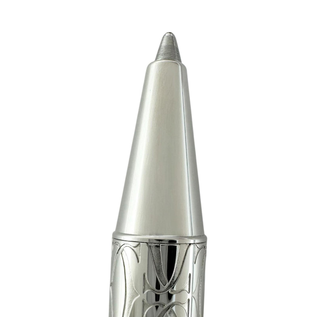 Excellent Cartier Ballpoint pen C de Cartier Happy Birthday 2C Decor Twist type