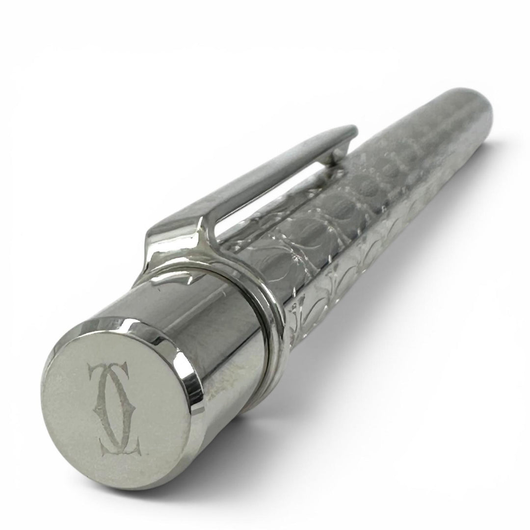 Excellent Cartier Ballpoint pen C de Cartier Happy Birthday 2C Decor Twist type