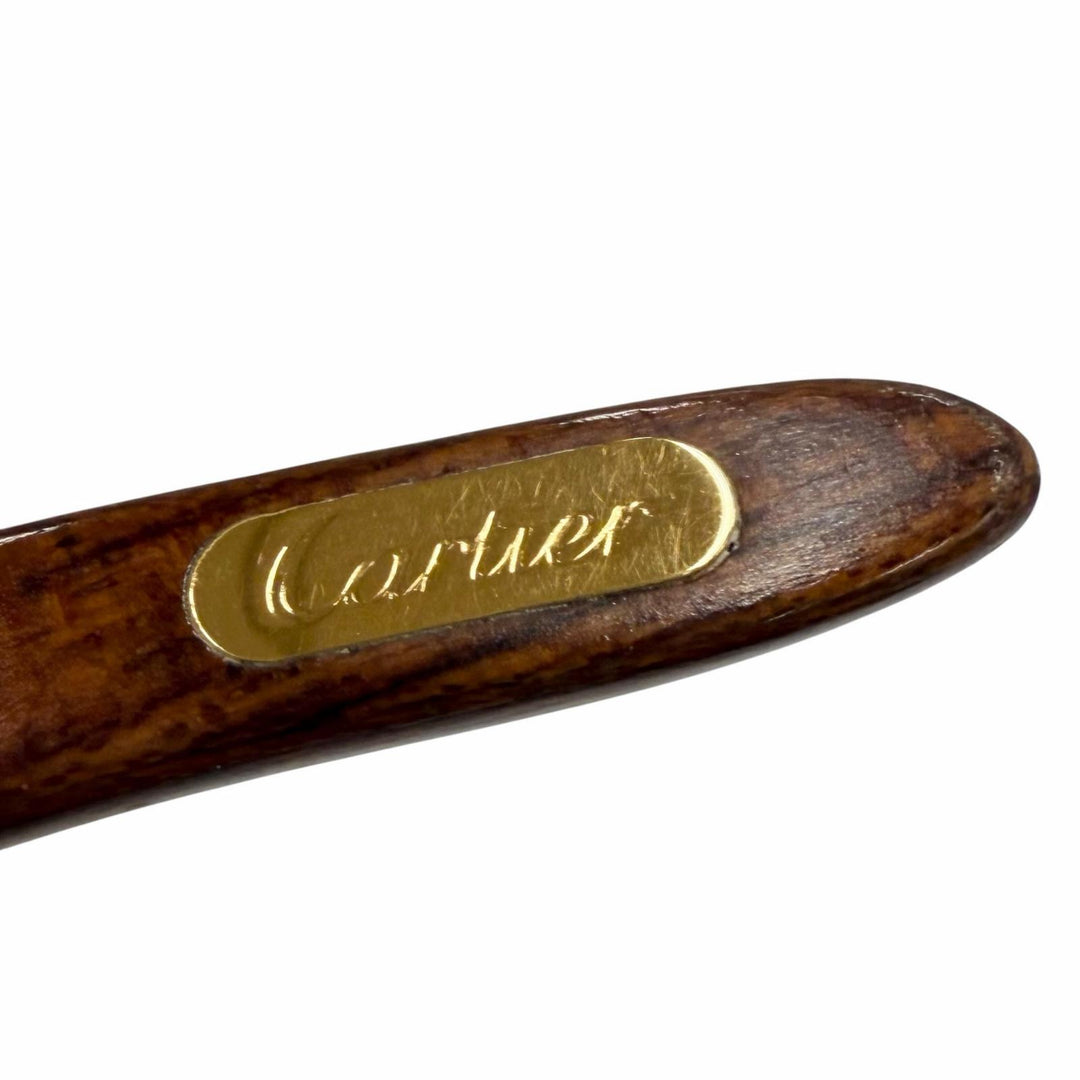 Very Good Cartier sunglasses Trinity gold Wood mens