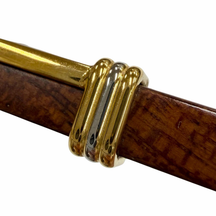 Very Good Cartier sunglasses Trinity gold Wood mens