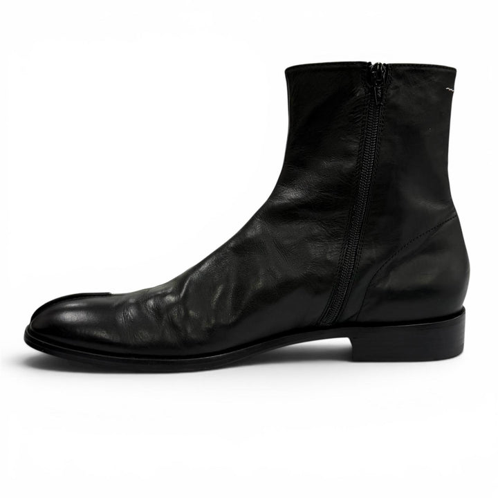 Excellent MM6 Maison Margiela Ankle boots black leather mens 44 SH1WU0011