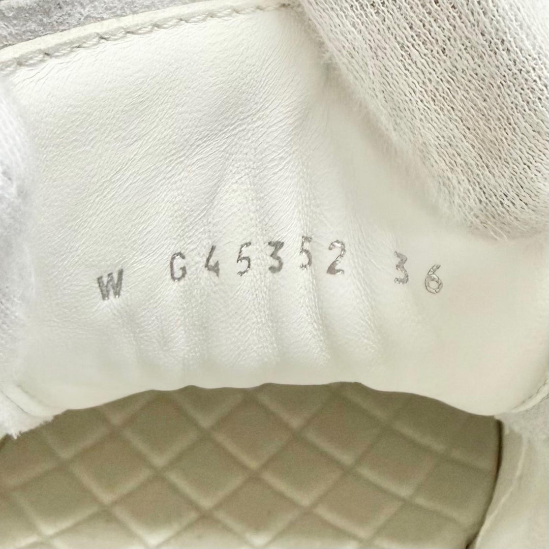 Excellent CHANEL sneakers COCO Mark Bicolor pink canvas Women G45352