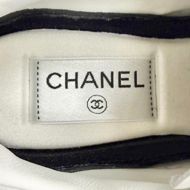 Excellent CHANEL sneakers COCO Mark Bicolor pink canvas Women G45352