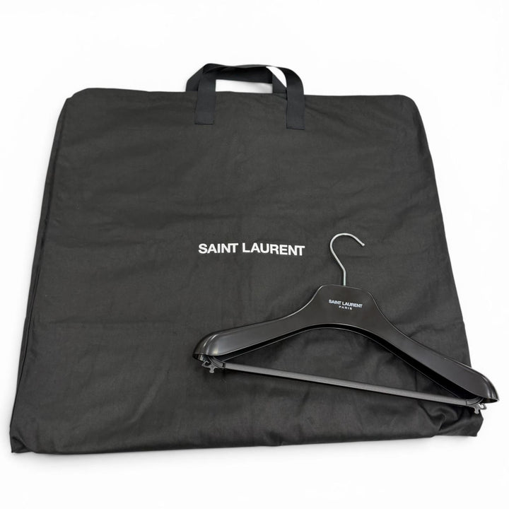 Excellent SAINT LAURENT PARIS trench coat Saharienne Overcoat cotton 778548