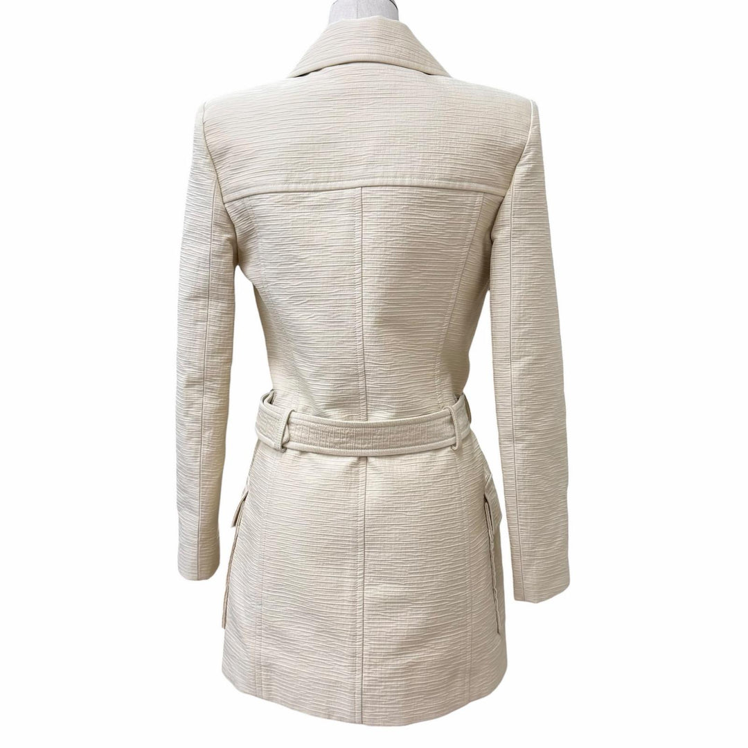 Excellent SAINT LAURENT PARIS trench coat Saharienne Overcoat cotton 778548