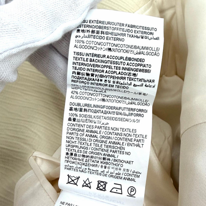 Excellent SAINT LAURENT PARIS trench coat Saharienne Overcoat cotton 778548