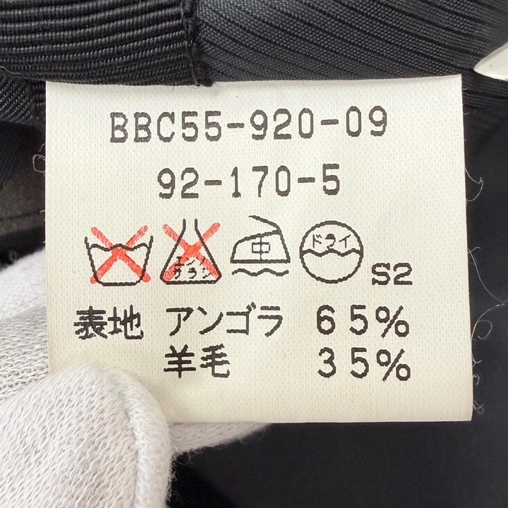 Great Burberrys coat All-over logo print on the reverse side black Angola mens
