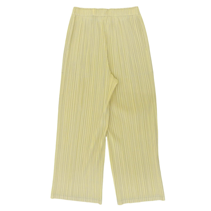 Excellent PLEATS PLEASE Pants Light green polyester Women 2 PP31JF392