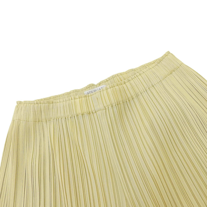 Excellent PLEATS PLEASE Pants Light green polyester Women 2 PP31JF392