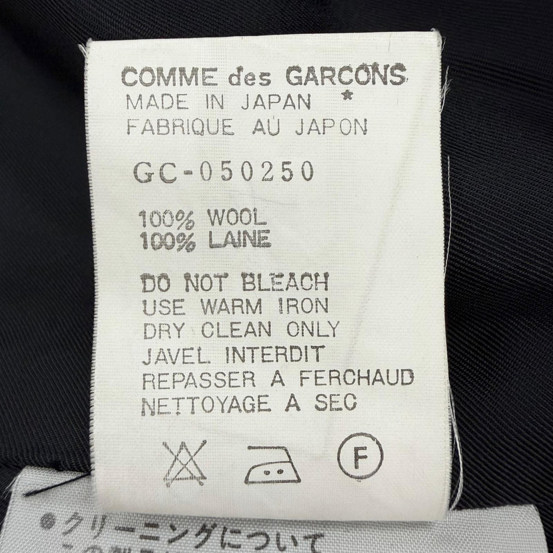 Great COMME des GARCONS coat No color black wool Women AD1989 GC-050250