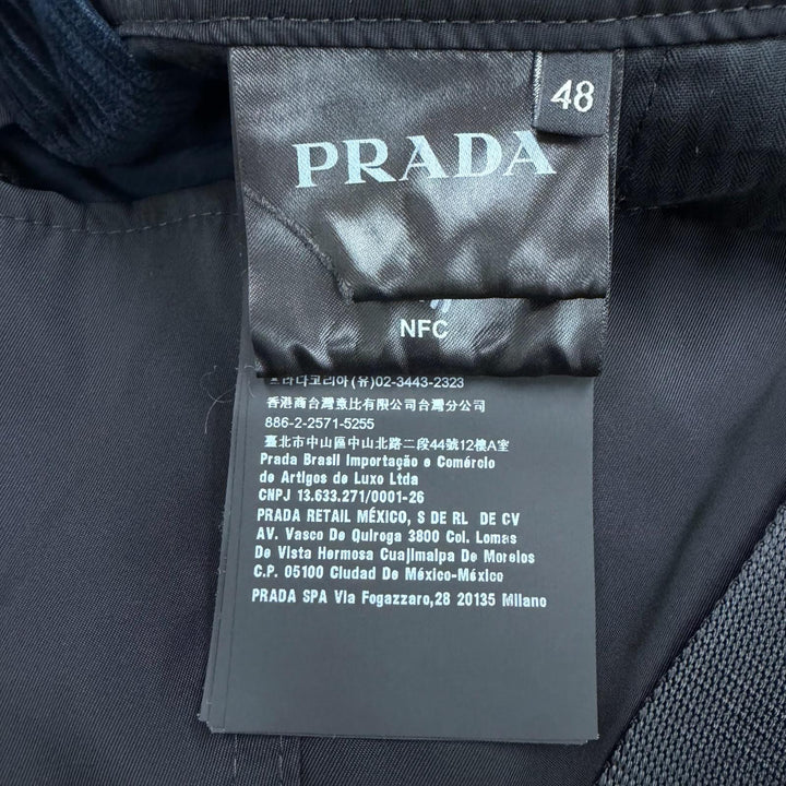 Excellent PRADA Overall Navy cotton mens 48