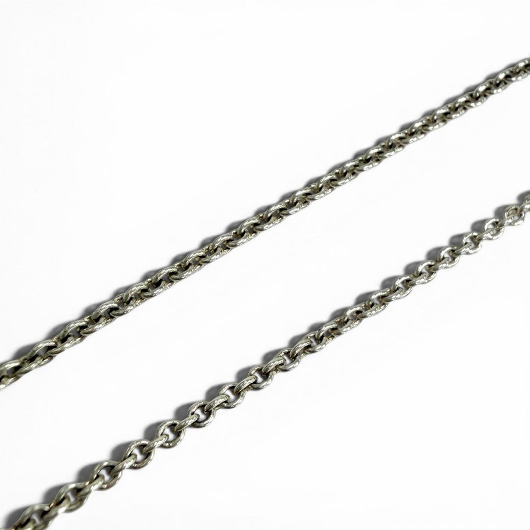 Great TIFFANY&Co. Necklace Mesh Tassel Pendant Silver SV925 Women