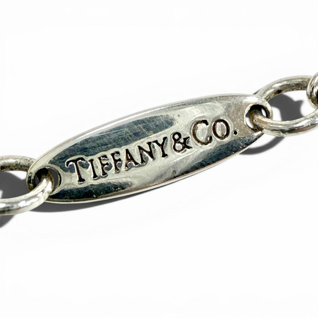 Great TIFFANY&Co. Necklace Mesh Tassel Pendant Silver SV925 Women