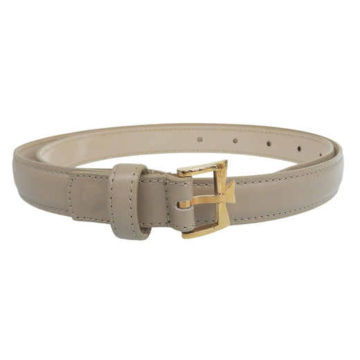 Excellent VACHERON CONSTANTIN belt beige leather mens