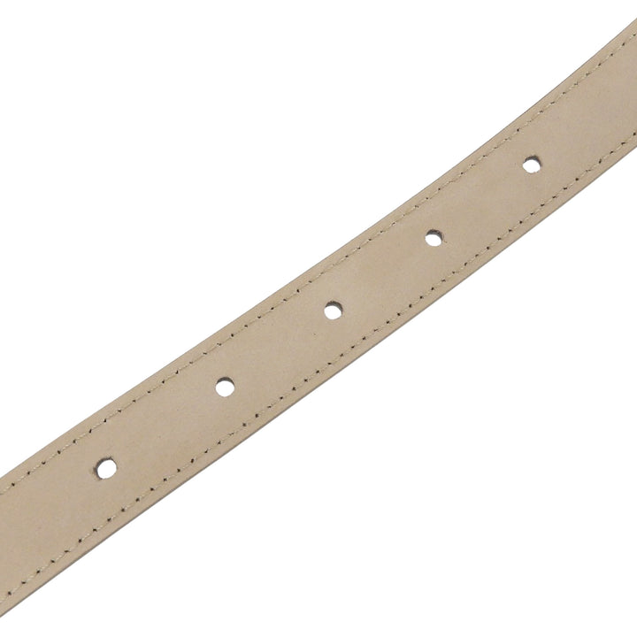 Excellent VACHERON CONSTANTIN belt beige leather mens
