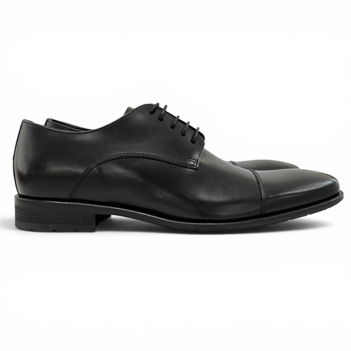 Pristine REGAL Leather shoes Straight-tip derby shoes black leather 24.5cm 241S