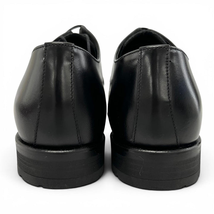 Pristine REGAL Leather shoes Straight-tip derby shoes black leather 24.5cm 241S