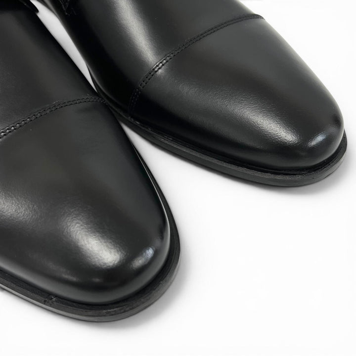Pristine REGAL Leather shoes Straight-tip derby shoes black leather 24.5cm 241S