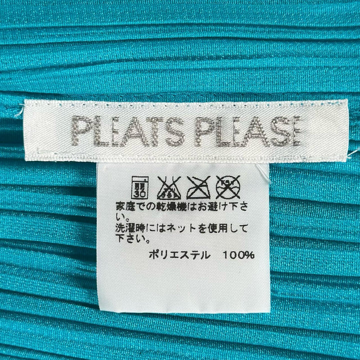 Great PLEATS PLEASE cardigan Front open Light blue polyester Women 3 PP41-JO801