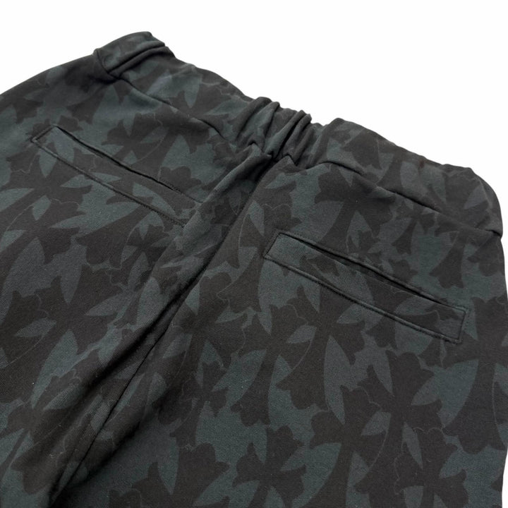Excellent CHROME HEARTS Pants CEMETARY PRINT SWEAT PANTS