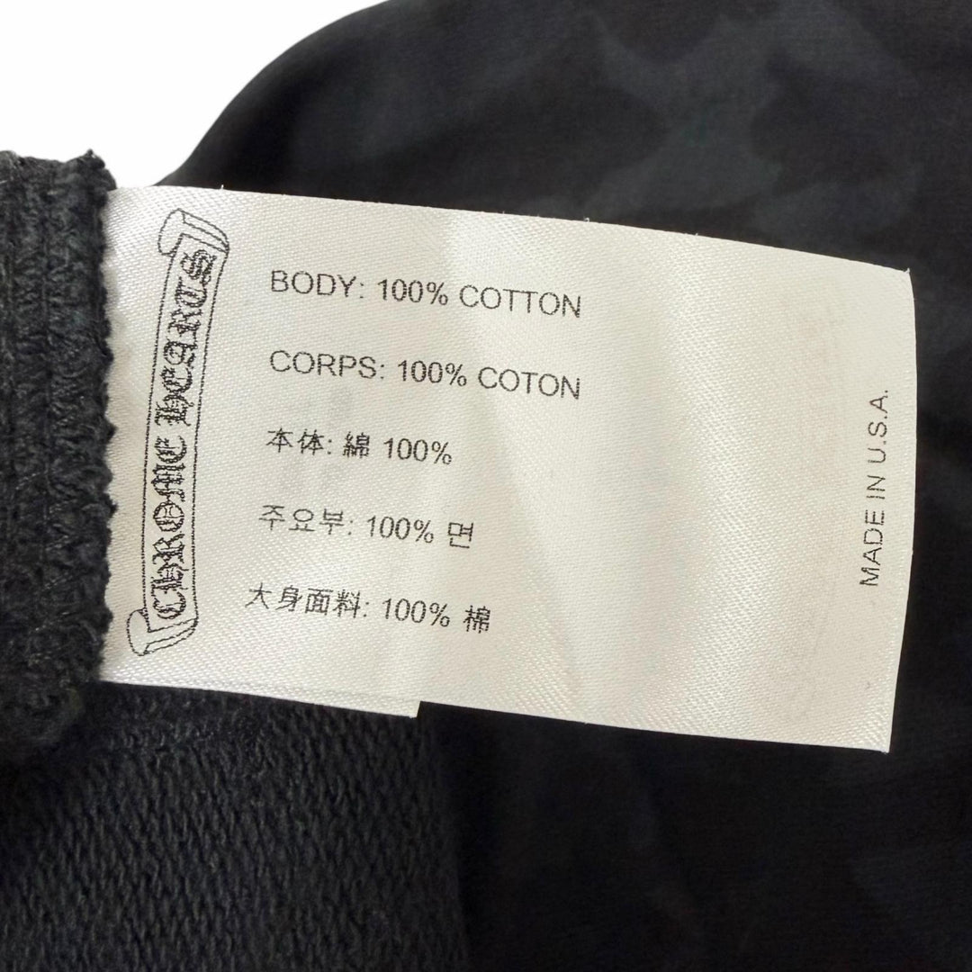 Excellent CHROME HEARTS Pants CEMETARY PRINT SWEAT PANTS